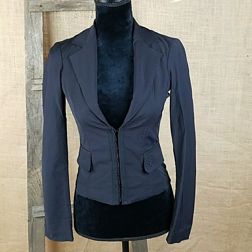 Celyn b. women 4us/40 Italian fitted jacket hooks